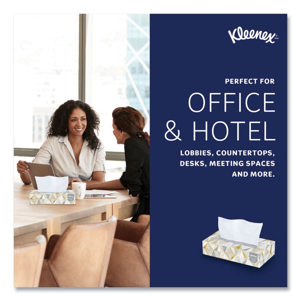 White Facial Tissue for Business, 2-Ply, 125 Sheets/Box, 12 Boxes/Carton - Image 8