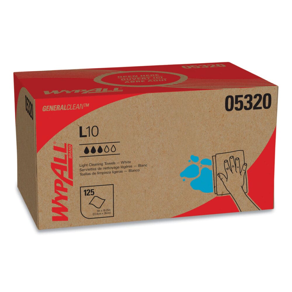 L10 Towels, POP-UP Box, 1-Ply, 9 x 10.5, White, 125/Box, 18 Boxes/Carton - Image 12