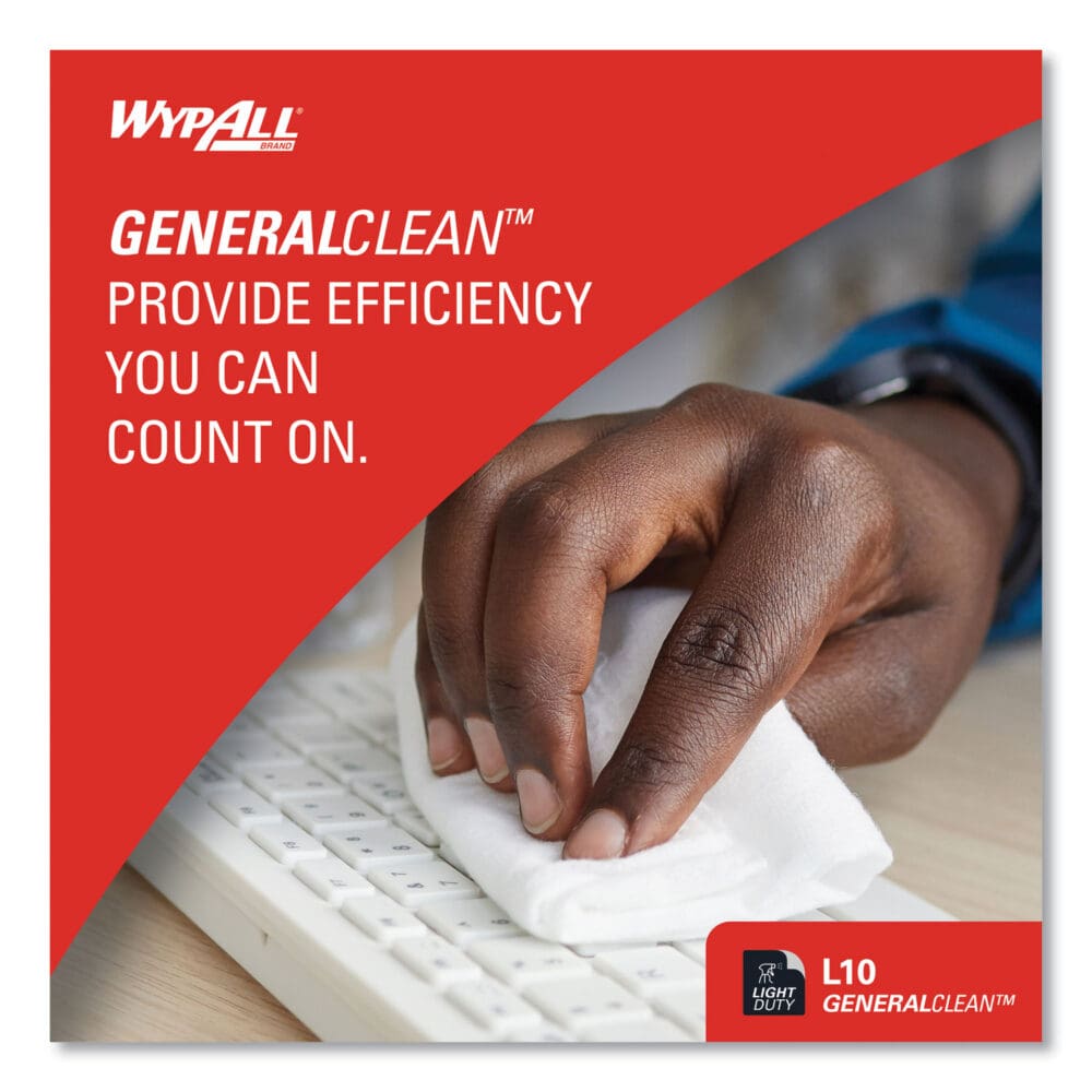 L10 Towels, POP-UP Box, 1-Ply, 9 x 10.5, White, 125/Box, 18 Boxes/Carton - Image 4