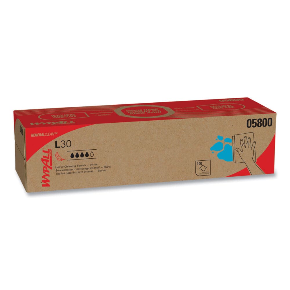 L30 Towels, POP-UP Box, 16.4 x 9.8, White, 100/Box, 8 Boxes/Carton - Image 12