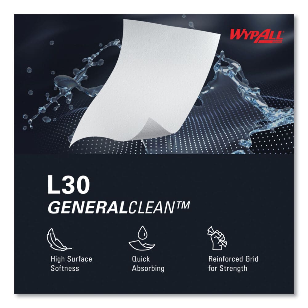 L30 Towels, Quarter Fold, 12.5 x 12, 90/Polypack, 12 Polypacks/Carton - Image 9