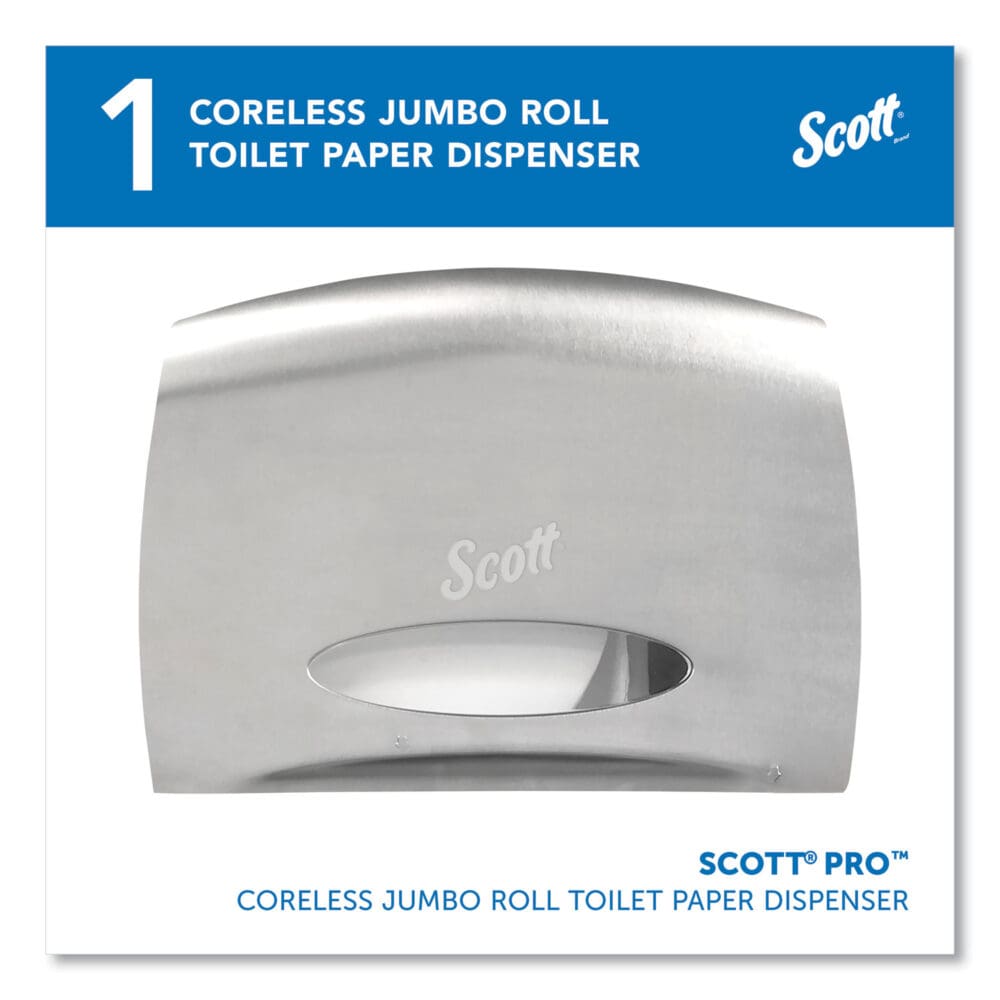 Pro Coreless Jumbo Roll Tissue Dispenser, EZ Load, 14.38 x 6 x 9.75, Stainless Steel - Image 12