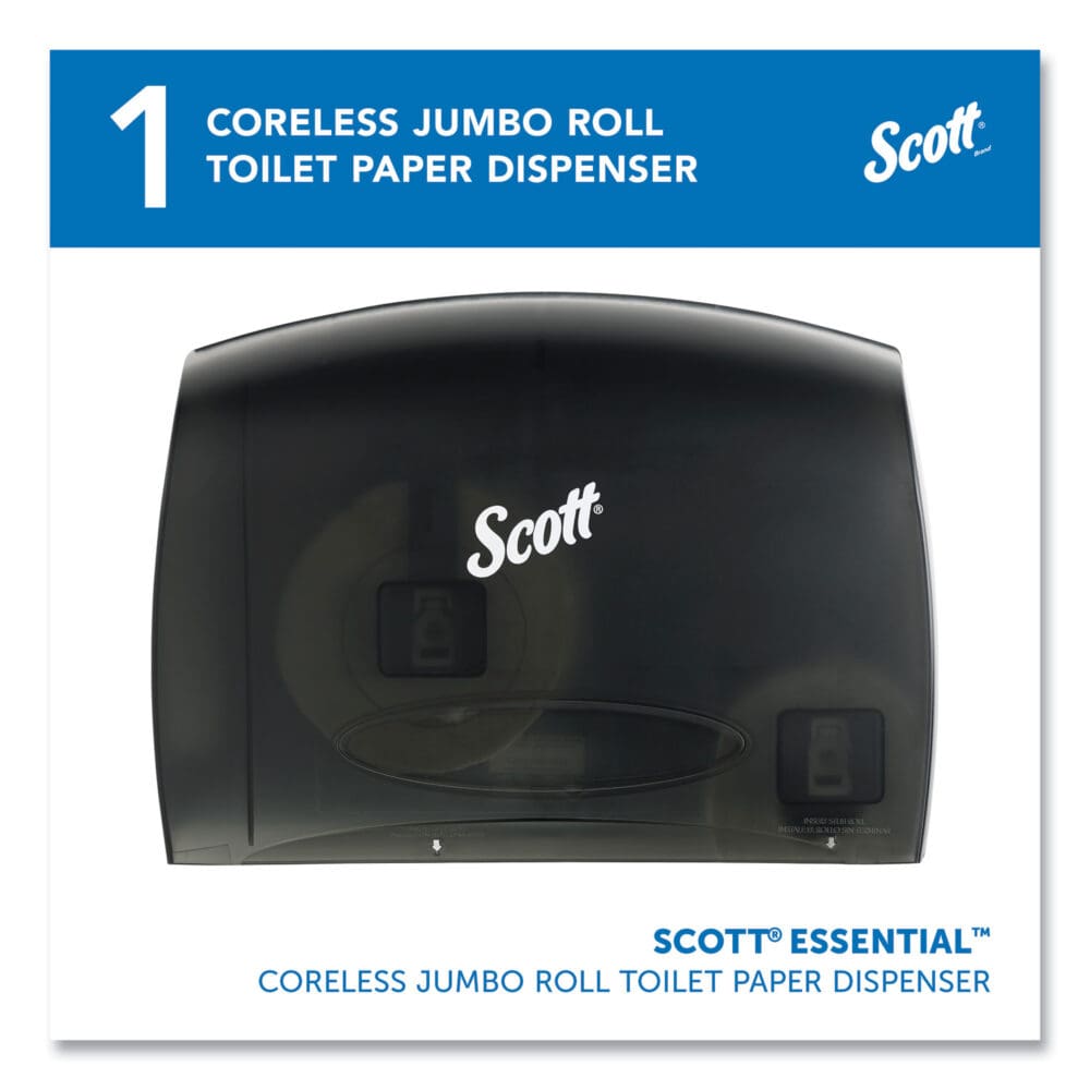 Essential Coreless Jumbo Roll Tissue Dispenser for Business, 14.25 x 6 x 9.75, Black - Image 12