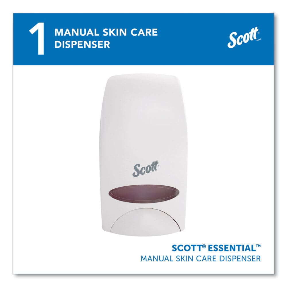 Essential Manual Skin Care Dispenser, 1,000 mL, 5 x 5.25 x 8.38, White - Image 11