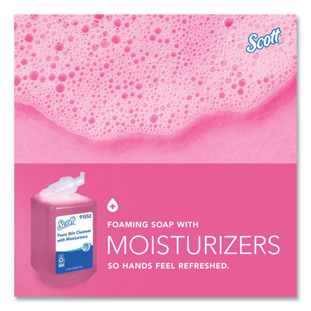 Pro Foam Skin Cleanser with Moisturizers, Light Floral, 1,000 mL Bottle, 6/Carton - Image 5