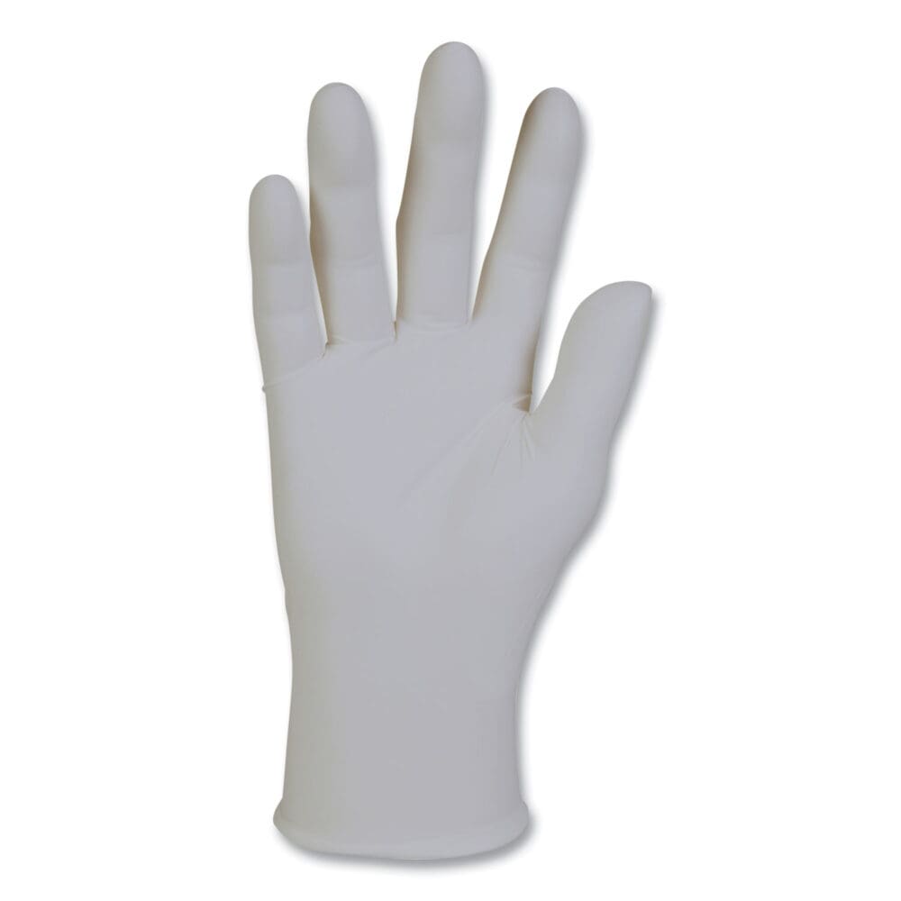 STERLING Nitrile Exam Gloves, Powder-free, Gray, 242 mm Length, Large, 200/Box - Image 2
