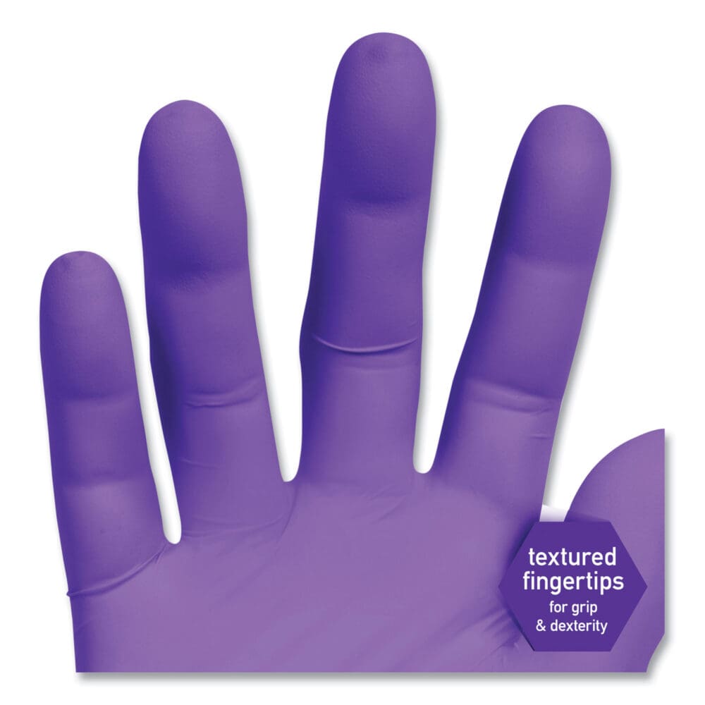 PURPLE NITRILE Gloves, Purple, 242 mm Length, Small, 6 mil, 1,000/Carton - Image 6
