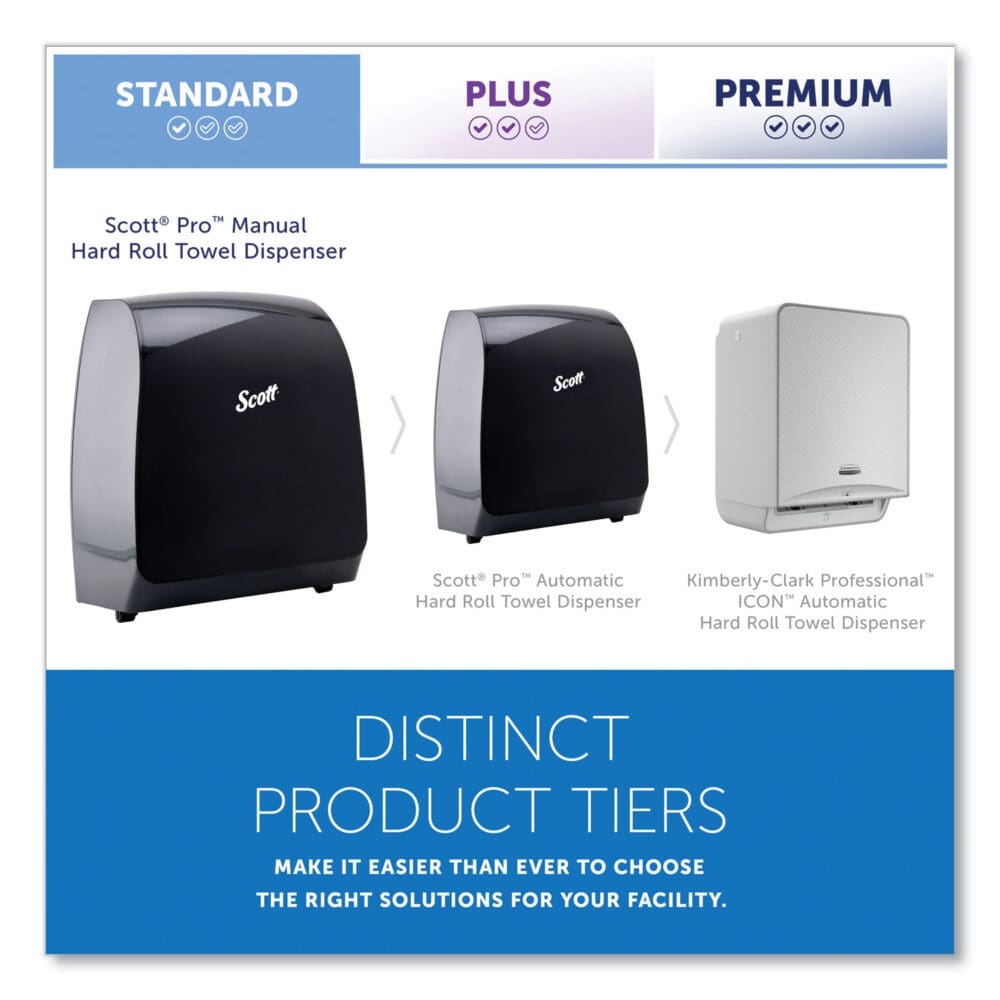 Pro Mod Manual Hard Roll Towel Dispenser, 12.66 x 9.18 x 16.44, Smoke - Image 11
