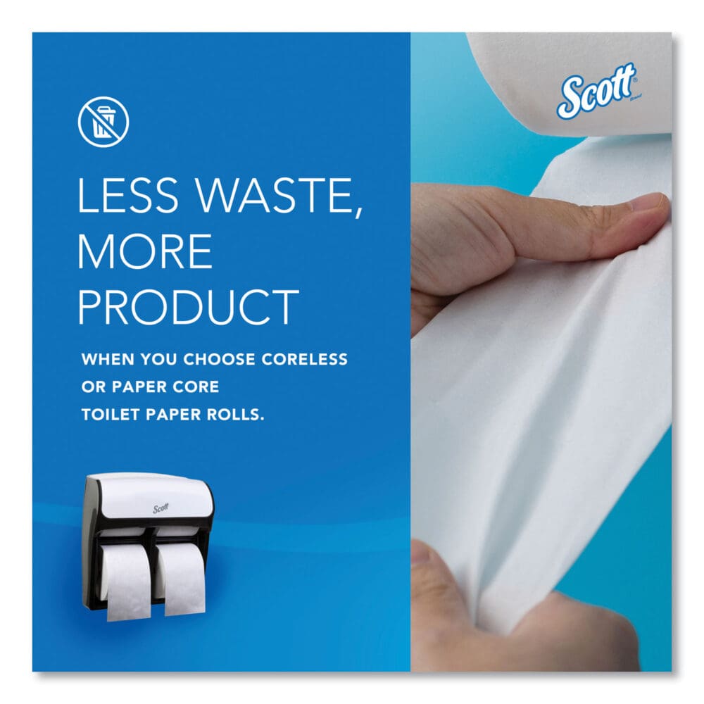 Pro High Capacity Coreless SRB Tissue Dispenser, 11.25 x 6.31 x 12.75, White - Image 4