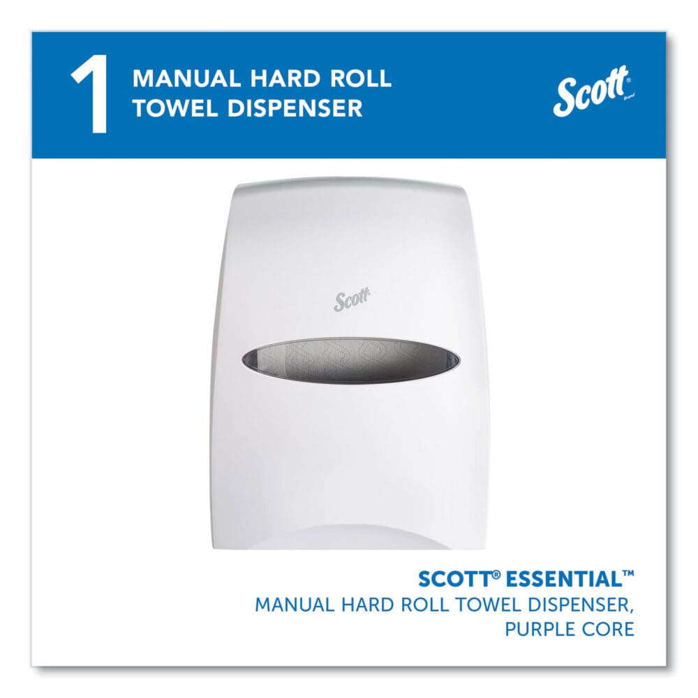 Essential Manual Hard Roll Towel Dispenser, 13.06 x 11 x 16.94, White - Image 12