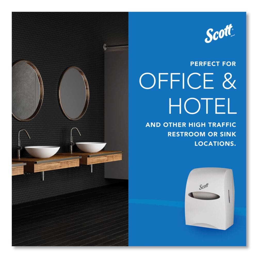 Essential Manual Hard Roll Towel Dispenser, 13.06 x 11 x 16.94, White - Image 8