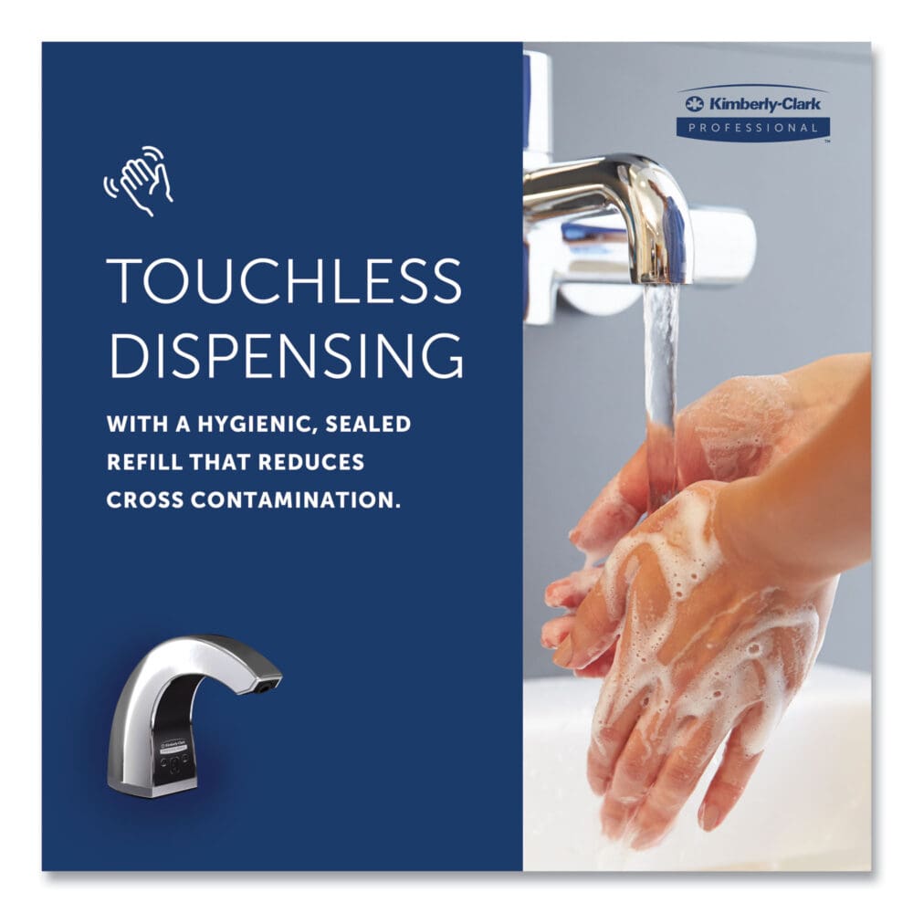 Touchless Counter Mount Skin Care Dispenser, 1.5 L, 2.12 x 4.25 x 5.56, Chrome - Image 4
