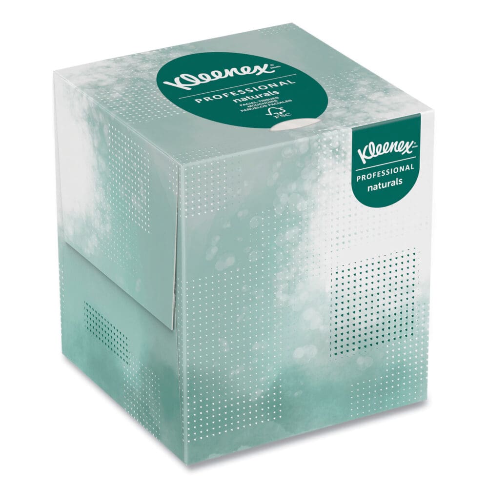 Naturals Facial Tissue for Business, BOUTIQUE POP-UP Box, 2-Ply, White, 90 Sheets/Box, 36 Boxes/Carton - Image 8