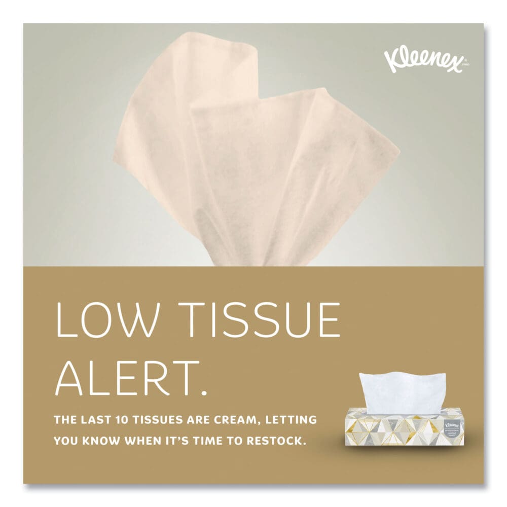 White Facial Tissue for Business, 2-Ply, White, Pop-Up Box, 125 Sheets/Box, 48 Boxes/Carton - Image 6