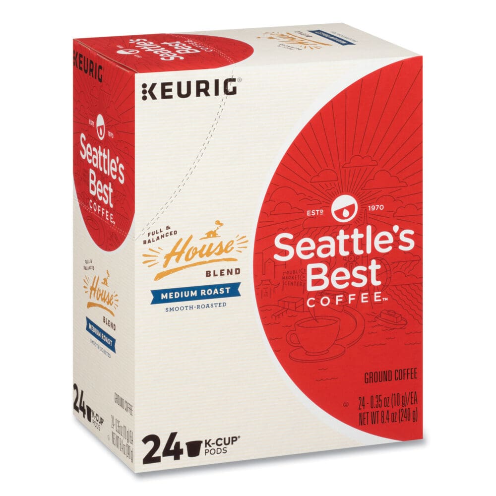 House Blend Coffee K-Cup, 24/Box, 4/Carton - Image 3