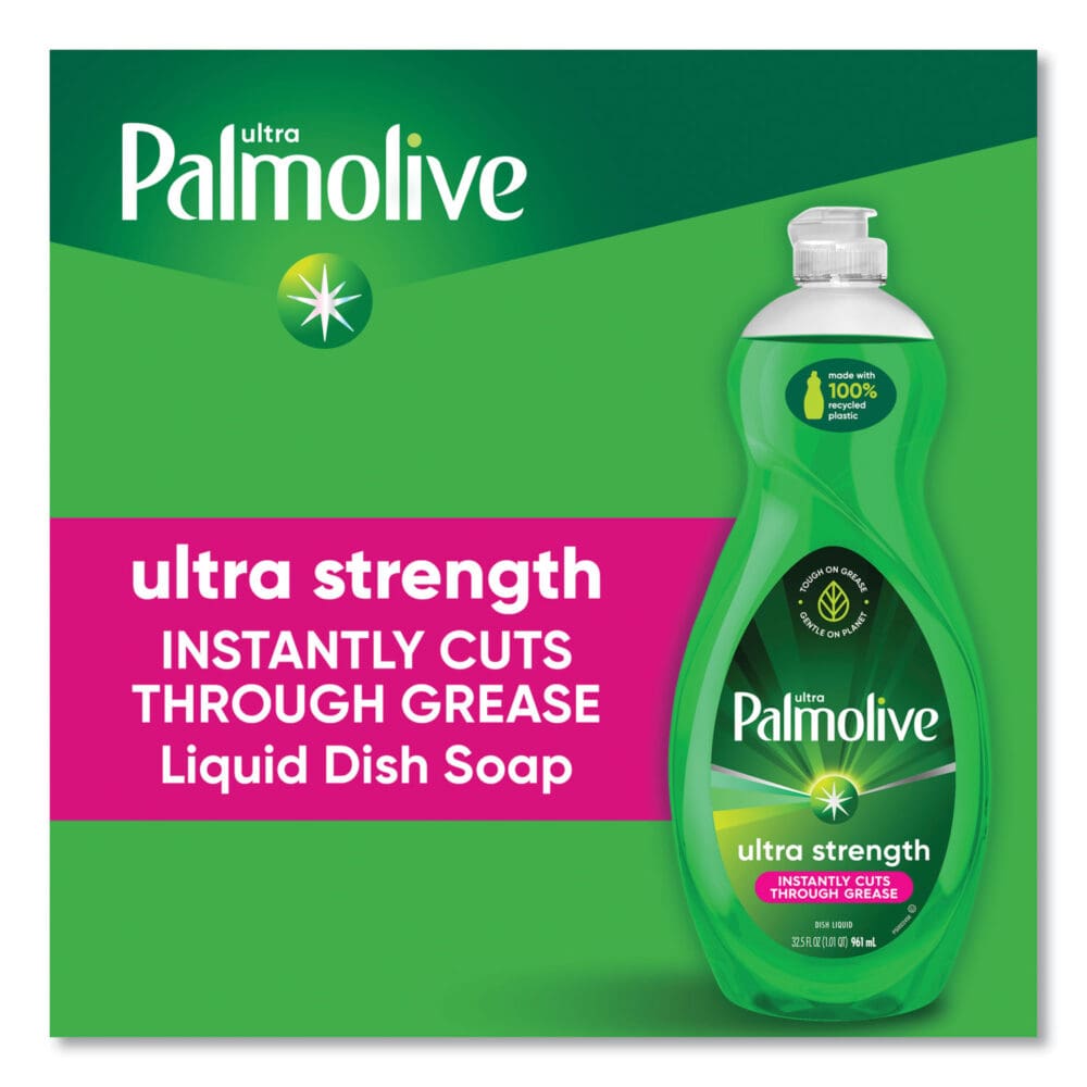 Dishwashing Liquid, Green Scent, 32.5 oz Bottle, 9/Carton - Image 2