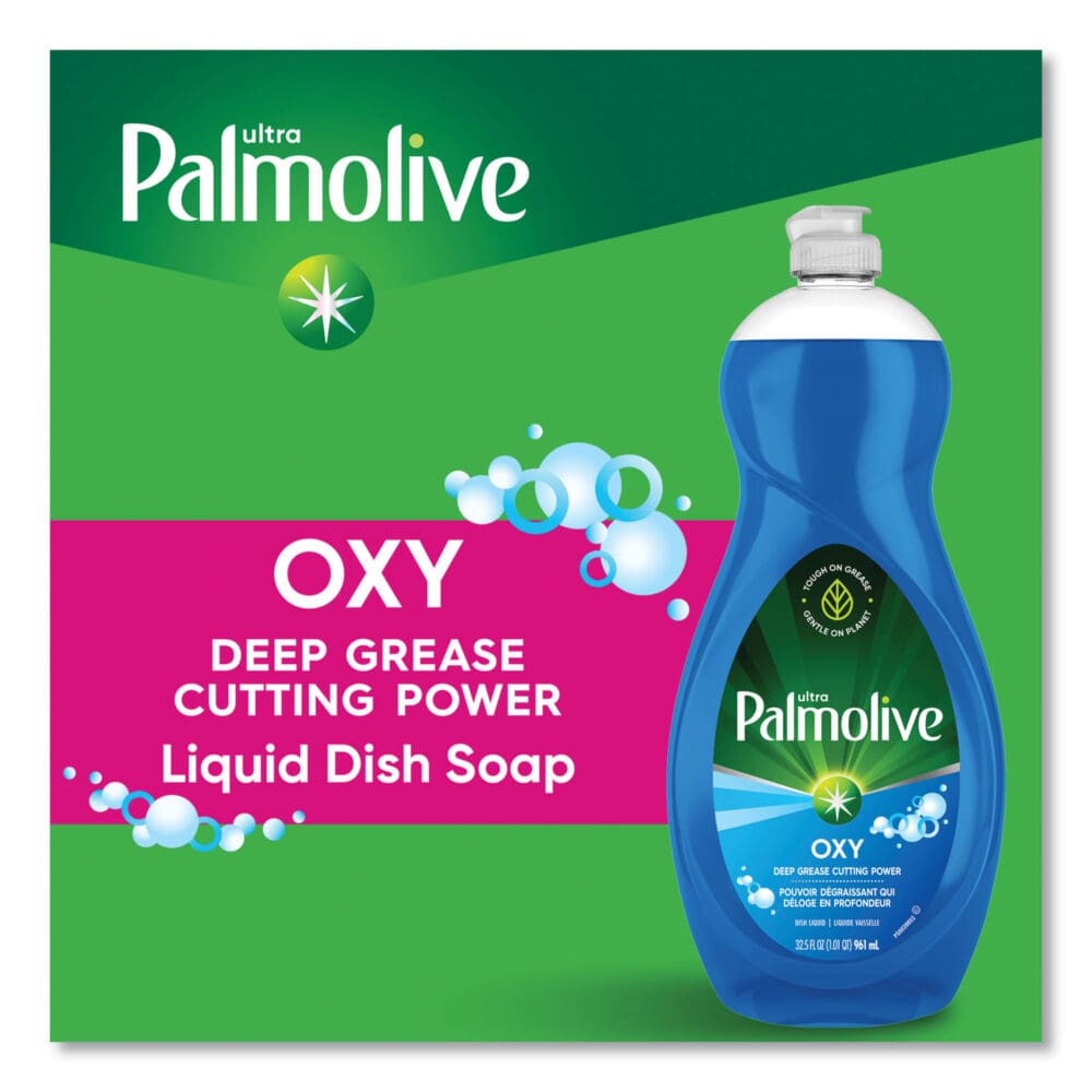 Oxy Dishwashing Liquid, Fresh Scent, 32 oz Bottle, 9/Carton - Image 3