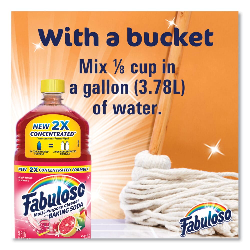 Multi-Use Cleaner, Citrus Scent, 56 oz Bottle, 6/Carton - Image 3