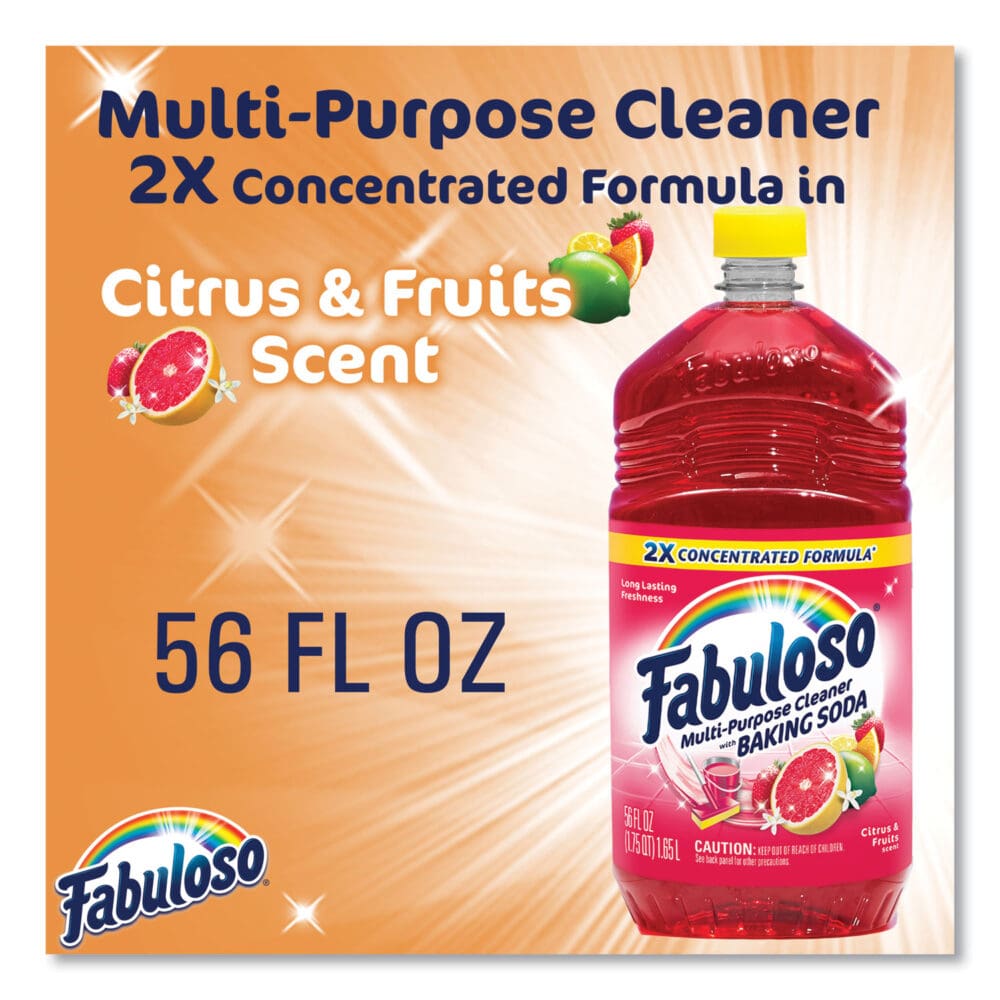 Multi-Use Cleaner, Citrus Scent, 56 oz Bottle, 6/Carton - Image 6