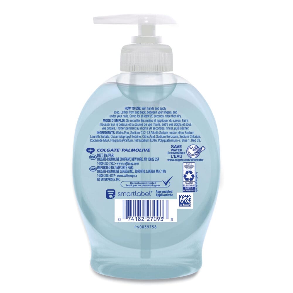 Softsoap Liquid Hand Soap Pumps, Fresh Breeze, 7.5 oz Pump Bottle - Image 6
