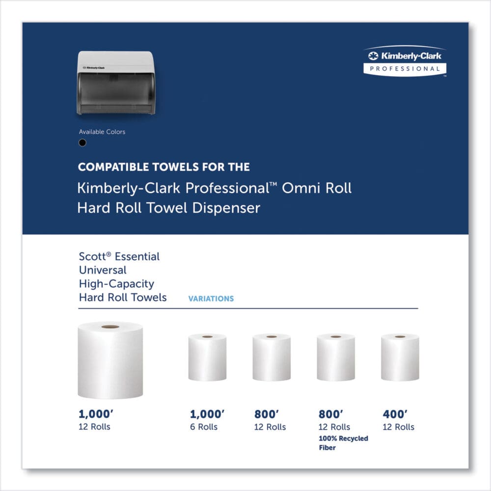 Omni Roll Towel Dispenser, 10.5 x 10 x 10, Smoke/Gray - Image 5