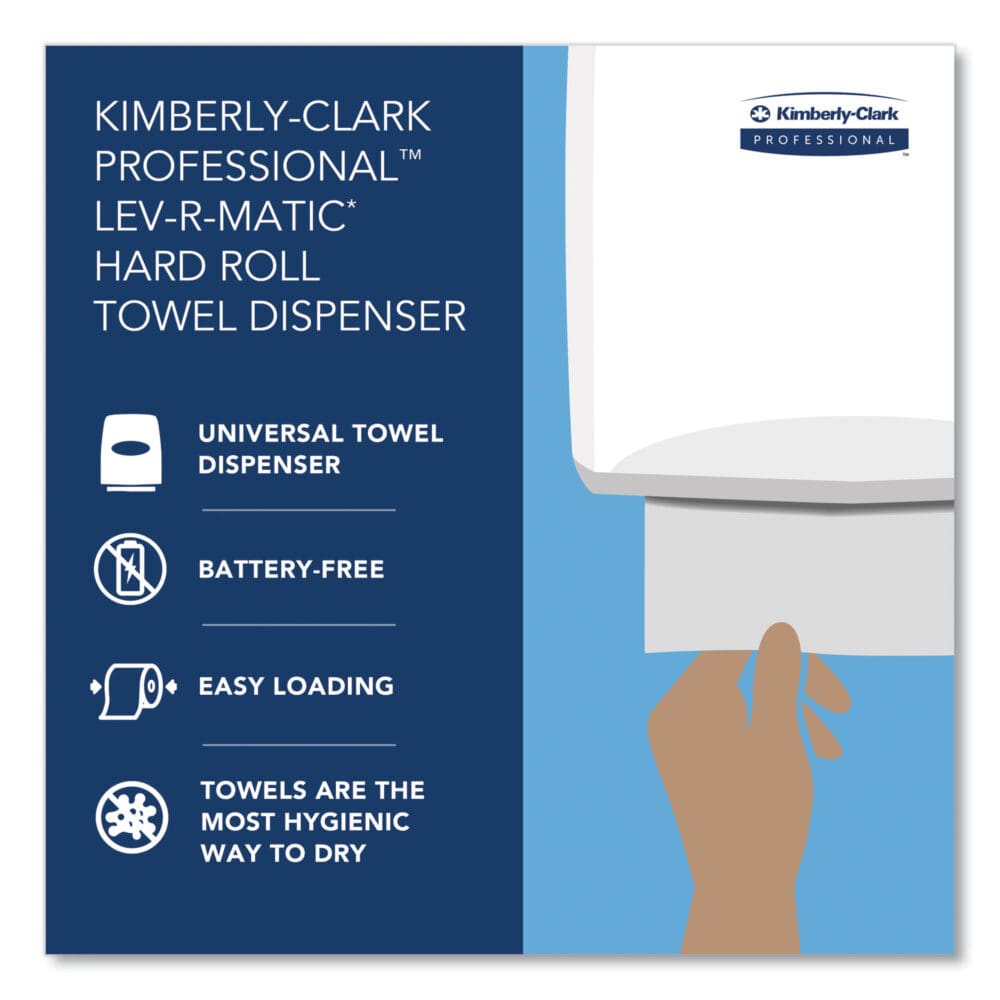 Lev-R-Matic Roll Towel Dispenser, 13.3 x 9.8 x 13.5, Smoke - Image 9