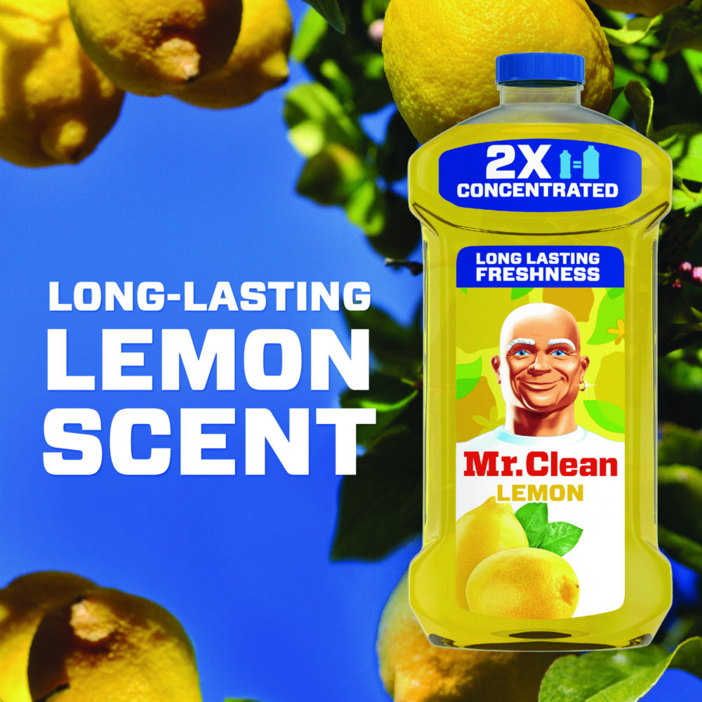 Multipurpose Cleaning Solution, Lemon, 23 oz Bottle, 9/Carton - Image 5