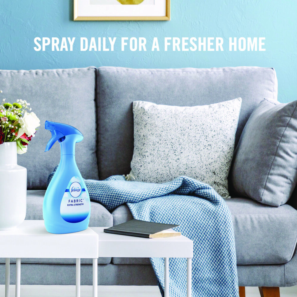 FABRIC Refresher/Odor Eliminator, Downy April Fresh, 23.6 oz Spray Bottle, 4/Carton - Image 4