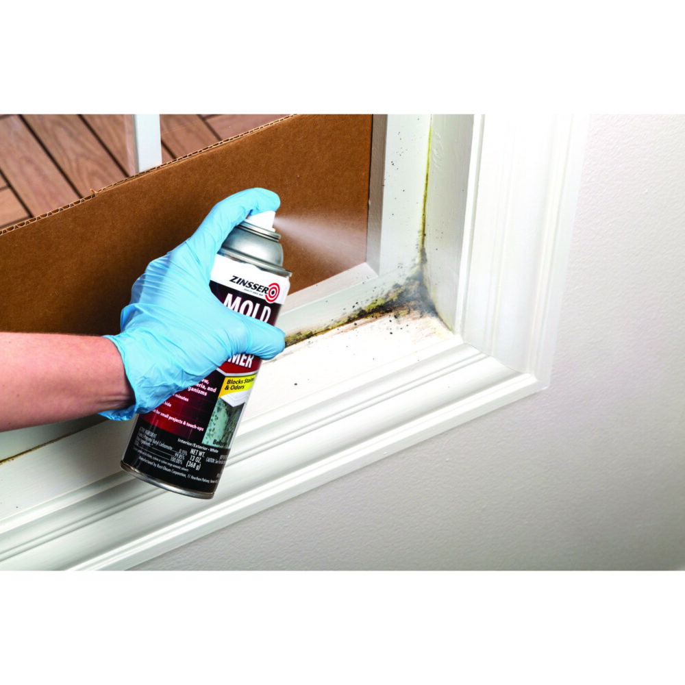 Mold Blocking Primer Spray, Interior/Exterior, Flat White, 13 oz Aerosol Can, 6/Carton - Image 2