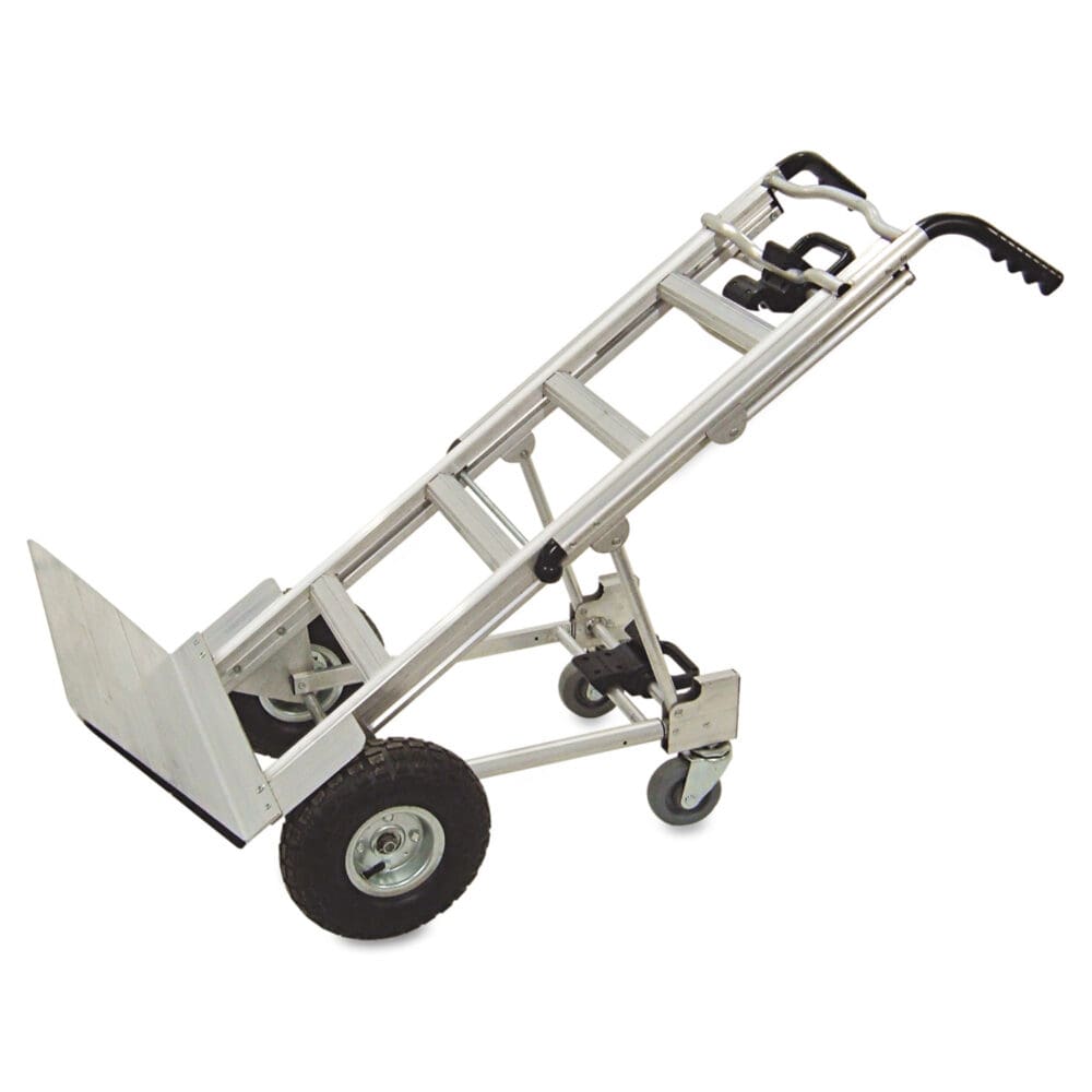 3-in-1 Convertible Hand Truck, 800 lb to 1,000 lb Capacity, 21.06 x 21.85 x 48.03, Aluminum - Image 2