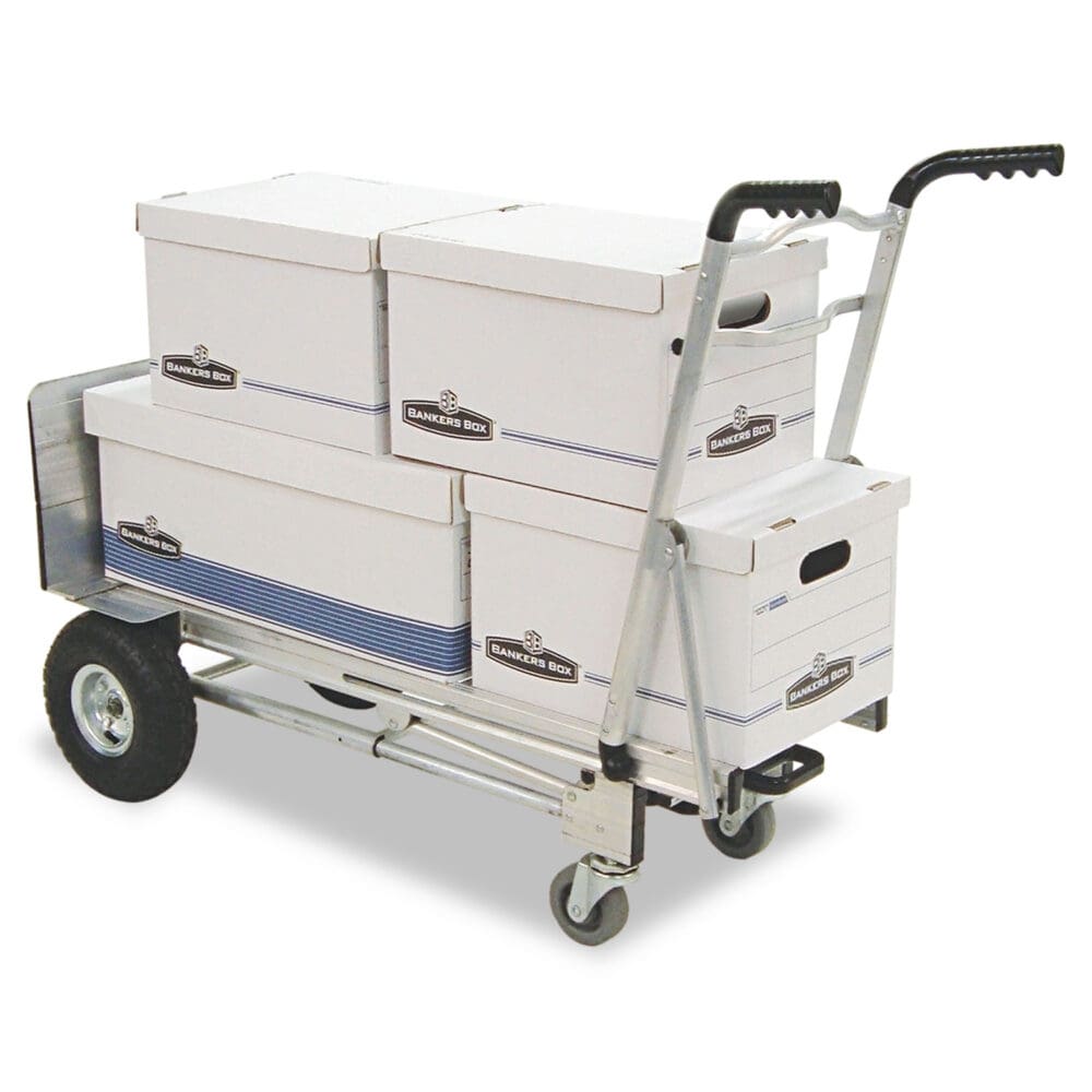 3-in-1 Convertible Hand Truck, 800 lb to 1,000 lb Capacity, 21.06 x 21.85 x 48.03, Aluminum - Image 5