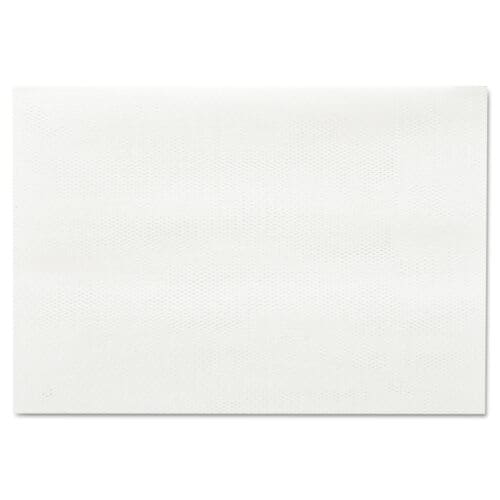 Masslinn Shop Towels, 1-Ply, 12 x 17, Unscented, White, 100/Pack, 12 Packs/Carton
