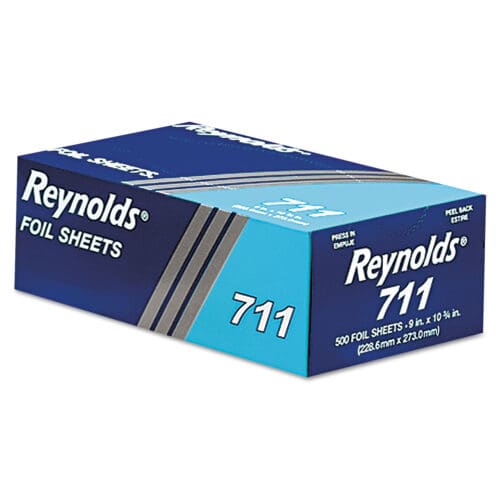 Pop-Up Interfolded Aluminum Foil Sheets, 9 x 10.75, Silver, 500/Box, 6 Boxes/Carton