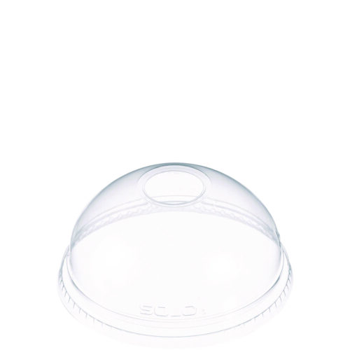 Ultra Clear Dome Cold Cup Lids, Fits 16 oz to 24 oz Cups, PET, Clear, 1,000/Carton