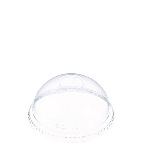 Dome-Top Cold Cup Lids, Fits 16 oz, Clear, 1,000/Carton