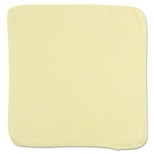 Microfiber Cleaning Cloths, 12 x 12, Yellow, 24/Pack