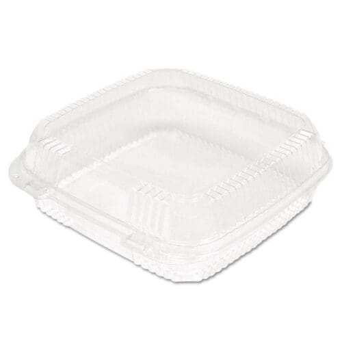 ClearView SmartLock Hinged Lid Container, 9.22 x 8.88 x 2.91, Clear, Plastic, 200/Carton