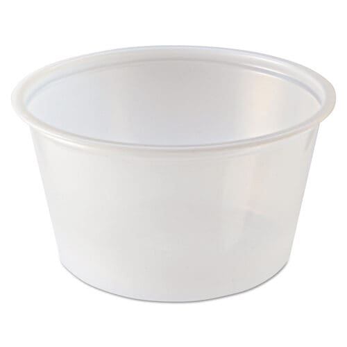 Portion Cups, 2 oz, Clear, 250 Sleeves, 10 Sleeves/Carton
