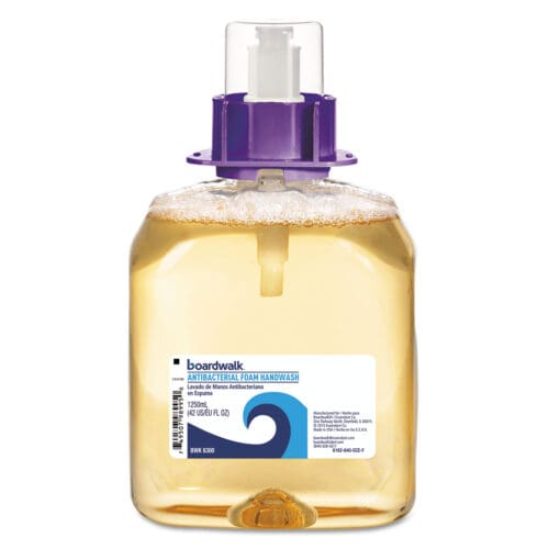 Foam Antibacterial Handwash, Fruity, 1,250 mL Refill, 4/Carton
