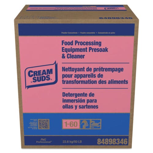 Manual Pot and Pan Presoak and Detergent with Phosphate, Baby Powder Scent, Powder, 50 lb Box