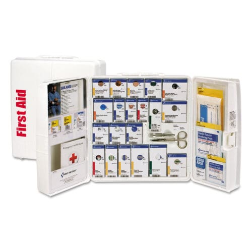 ANSI 2015 SmartCompliance General Business First Aid Station, 50 People, 202 Pieces, Plastic Case
