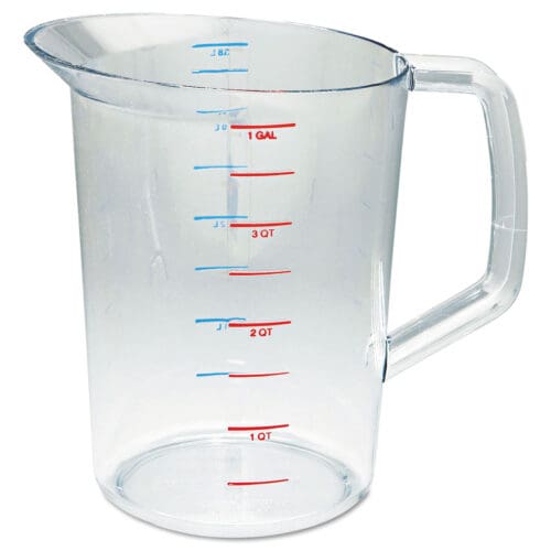 Bouncer Measuring Cup, 4 qt, Clear