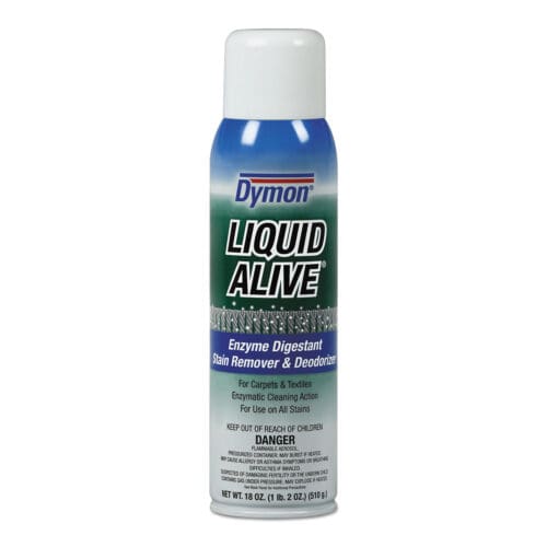 LIQUID ALIVE Carpet Cleaner/Deodorizer, 20 oz Aerosol Spray, 12/Carton
