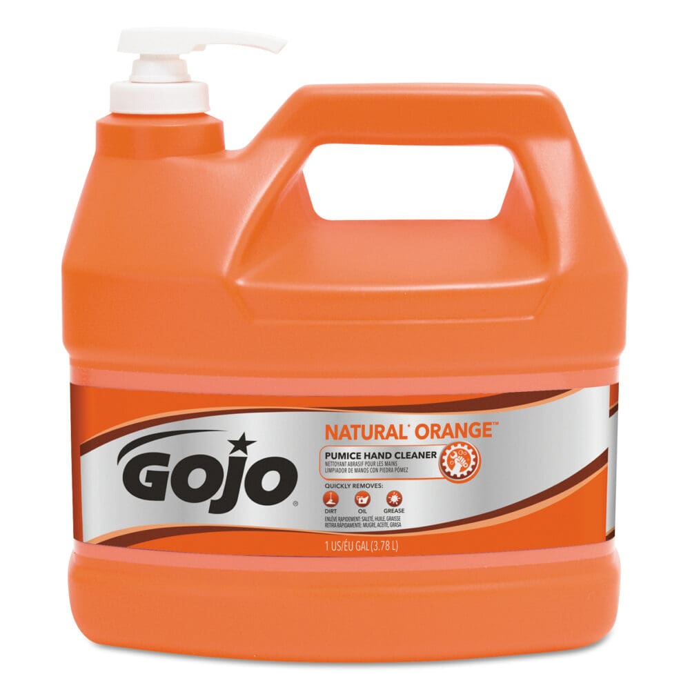 NATURAL ORANGE Pumice Hand Cleaner, Citrus, 1 gal Pump Bottle