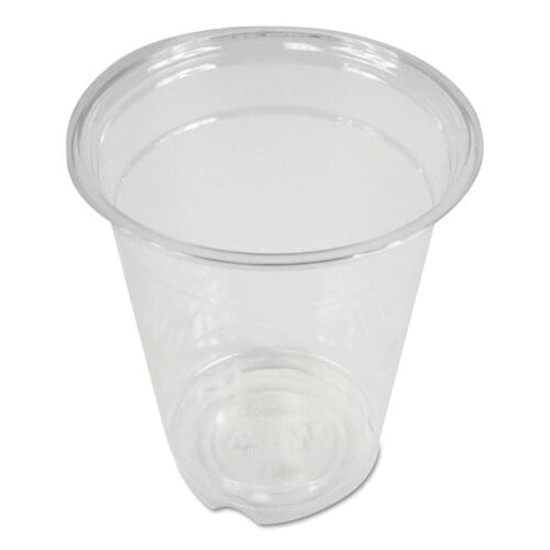 Clear Plastic Cold Cups, 12 oz, PET, 20 Cups/Sleeve, 50 Sleeves/Carton