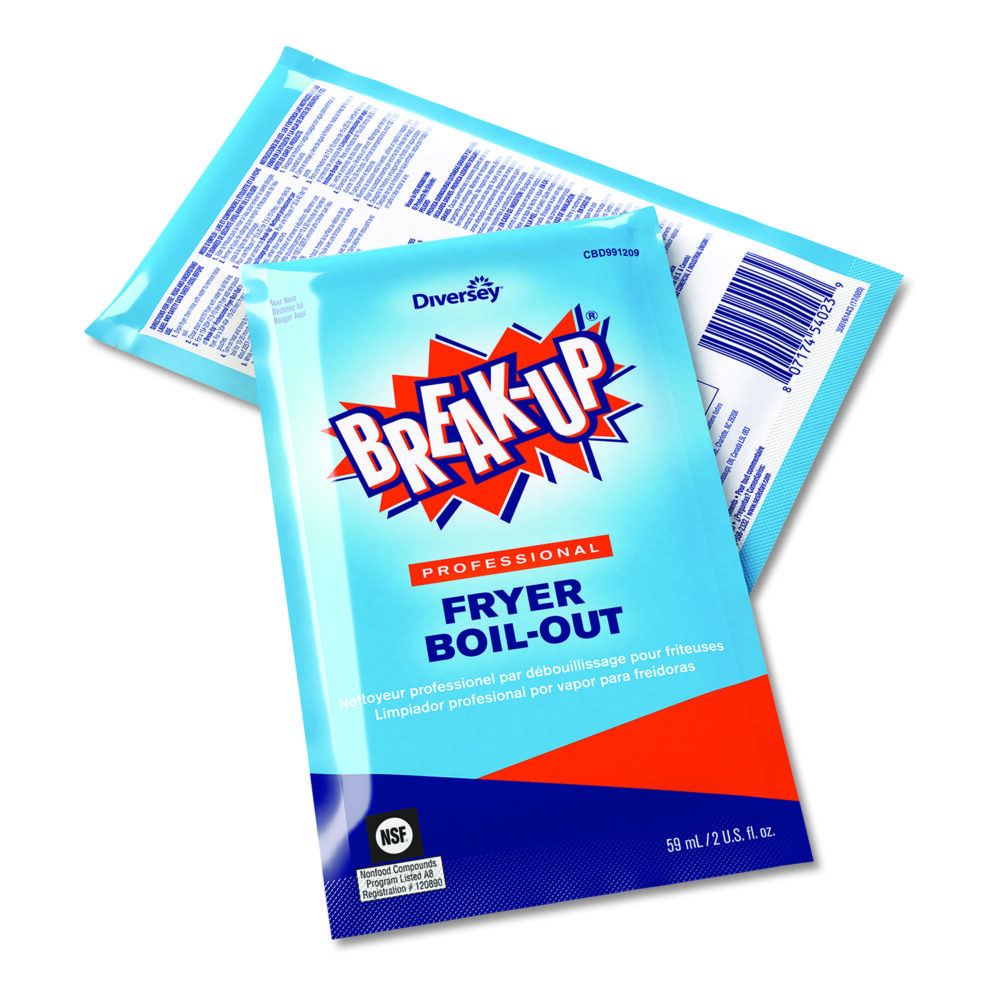 Fryer Boil-Out, Ready to Use, 2 oz Packet, 36/Carton