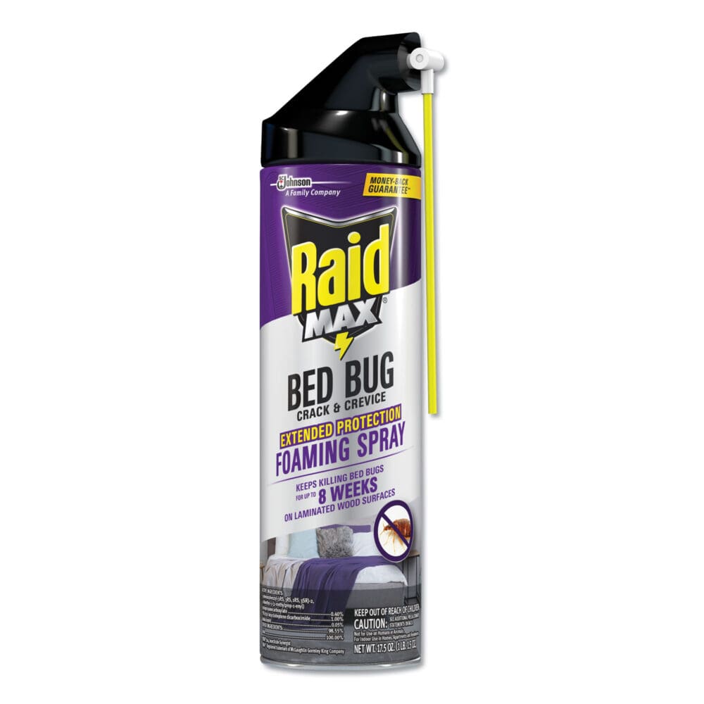 Foaming Crack and Crevice Bed Bug Killer, 17.5 oz Aerosol Spray, 6/Carton