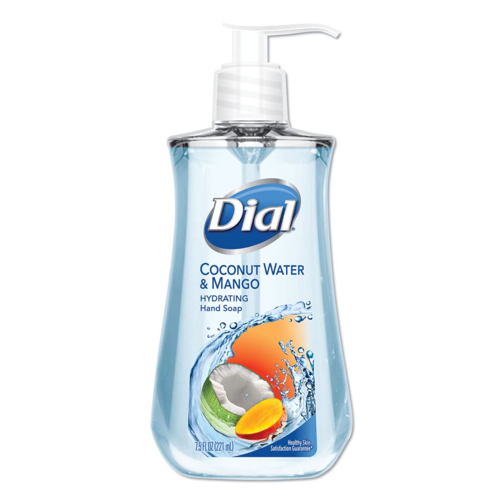Liquid Hand Soap, Coconut Water and Mango, 7.5 oz Pump Bottle, 12/Carton