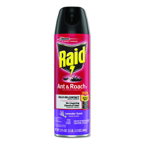 Ant and Roach Killer, 17.5 oz Aerosol Spray, Lavender, 12/Carton