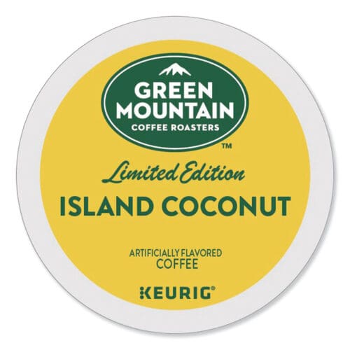 Island Coconut Coffee K-Cup Pods, 96/Carton